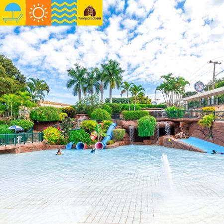 卡达斯诺瓦斯Piazza Com Acesso Ao Acqua Park公寓式酒店 外观 照片